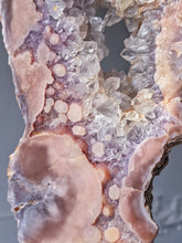 이미지를 갤러리 뷰어에 로드 , High Grade Pink Amethyst Slab on Gold Stand - 1.43kg #120
