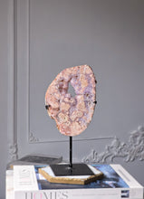 이미지를 갤러리 뷰어에 로드 , Pink Amethyst Slab on Black Stand - 622g #122
