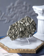이미지를 갤러리 뷰어에 로드 , Pyrite on Fluorite Cluster - 338g #124
