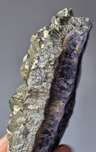 이미지를 갤러리 뷰어에 로드 , Pyrite on Fluorite Cluster - 338g #124
