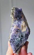 Load image into Gallery viewer, Pyrite on Fluorite Cluster - 298g #126
