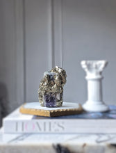 Load image into Gallery viewer, Pyrite on Fluorite Cluster - 336g #127
