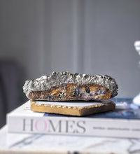 將圖片載入圖庫檢視器 Pyrite on Fluorite Cluster - 880g #132
