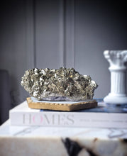 將圖片載入圖庫檢視器 Pyrite on Fluorite Cluster - 880g #132
