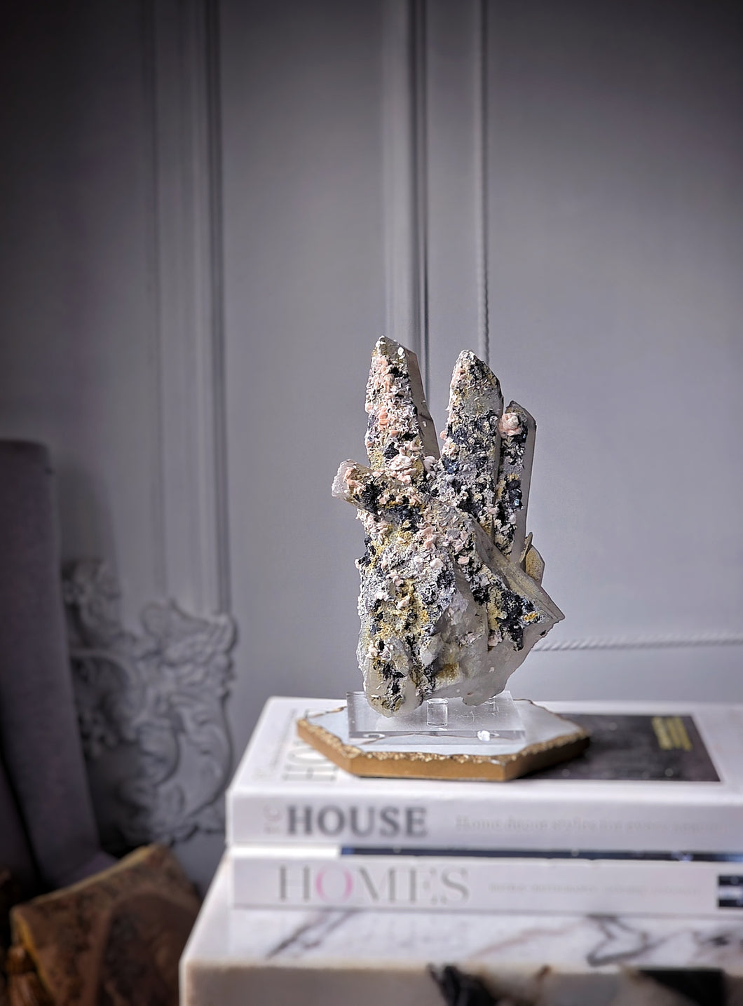 | RARE | Large Mongolian Quartz Cluster - 1.1kg #114