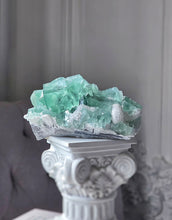 Load image into Gallery viewer, Green Fluorite Mineral Cluster / Specimen - 635g #135
