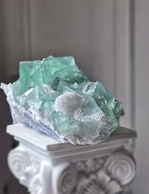 Load image into Gallery viewer, Green Fluorite Mineral Cluster / Specimen - 635g #135
