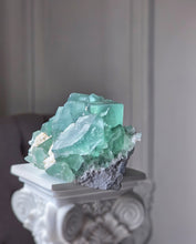 Load image into Gallery viewer, Green Fluorite Mineral Cluster / Specimen - 635g #135
