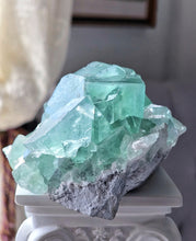Load image into Gallery viewer, Green Fluorite Mineral Cluster / Specimen - 635g #135
