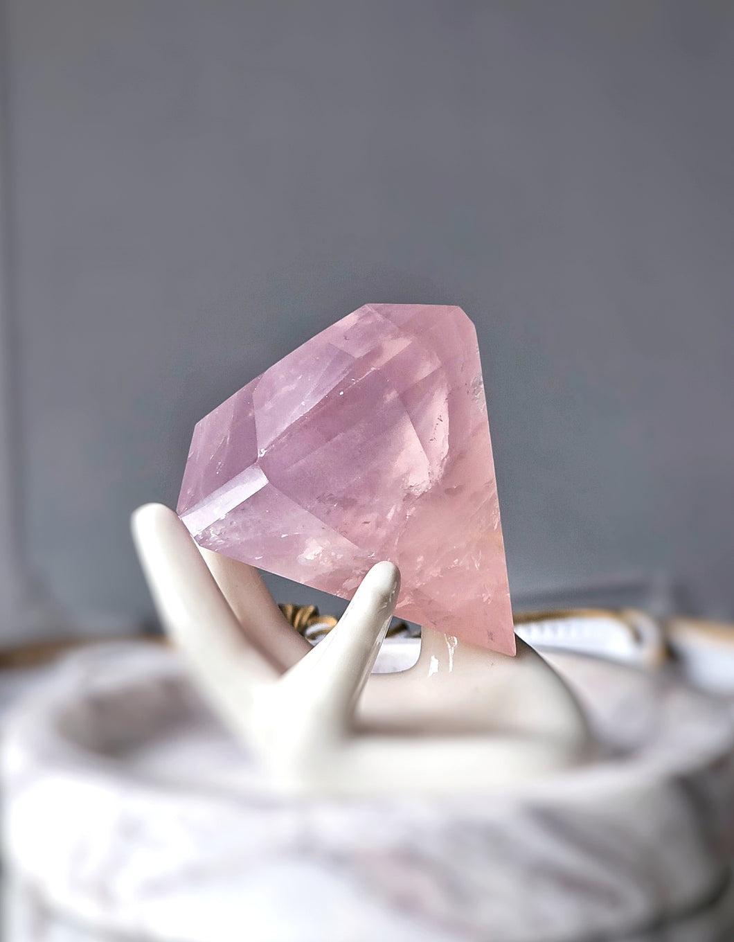 Rose Quartz Diamond Shaped - 173g #138
