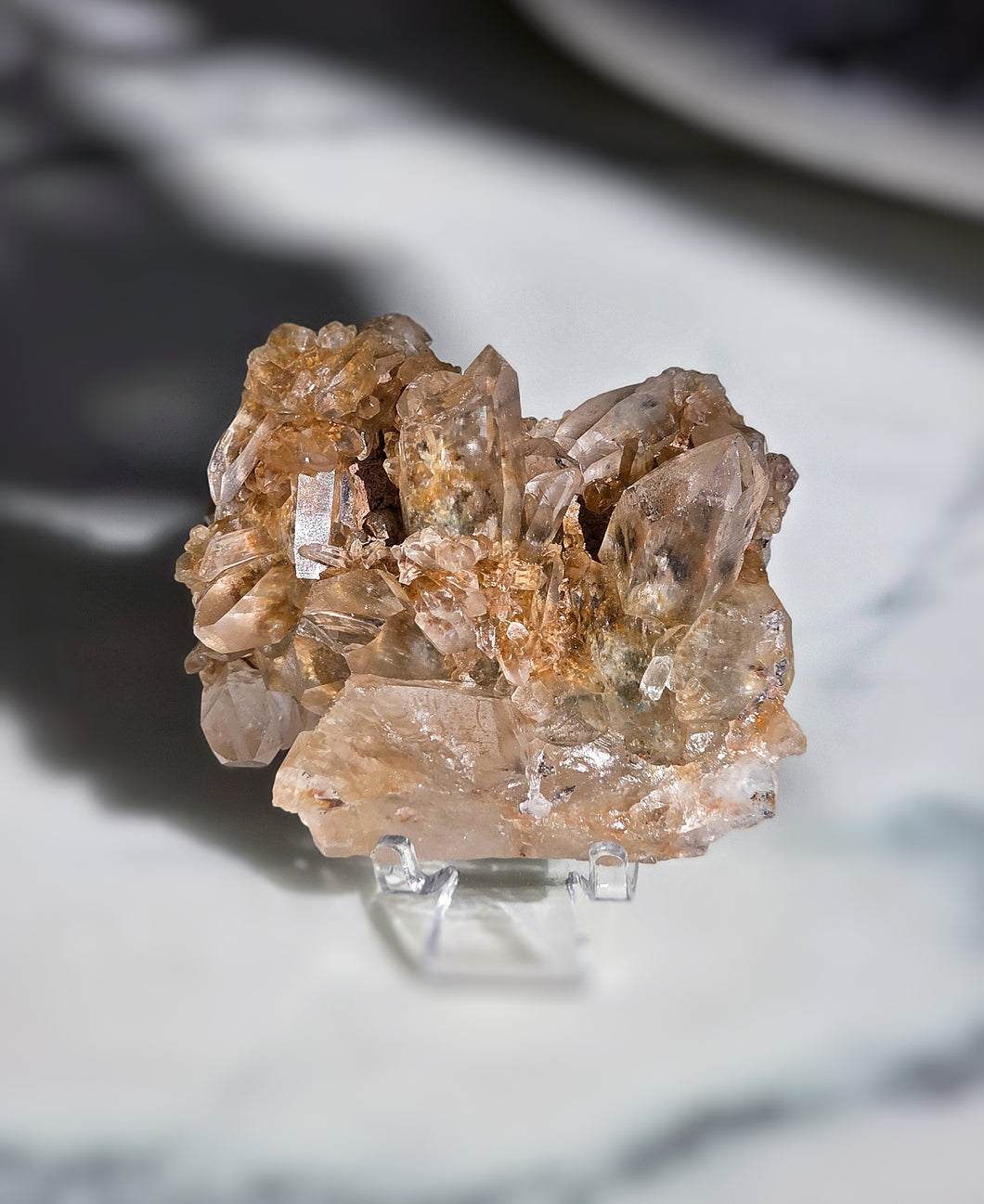 Golden Smoky Himalayan Quartz Cluster - 164g #414