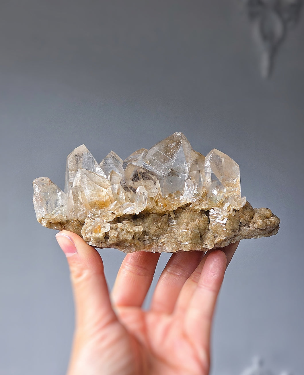 Double Layer Himalayan Quartz Cluster - 301g #433