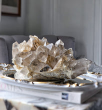 Load image into Gallery viewer, Large Smoky Himalayan Quartz Cluster - 2.82kg #437
