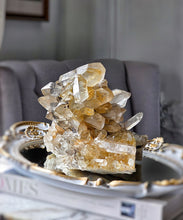 画像をギャラリービューアに読み込む, | RARE | High Grade Golden Smoky Himalayan Quartz Cluster - Large 2.64kg #438

