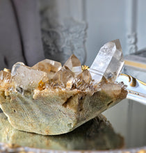 Load image into Gallery viewer, | RARE | Golden Smoky Himalayan Quartz Cluster - 1.25kg #439
