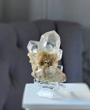Load image into Gallery viewer, Green Phantom Himalayan Quartz on Stand- mini 76g #450
