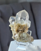 Load image into Gallery viewer, Green Phantom Himalayan Quartz on Stand- mini 76g #450
