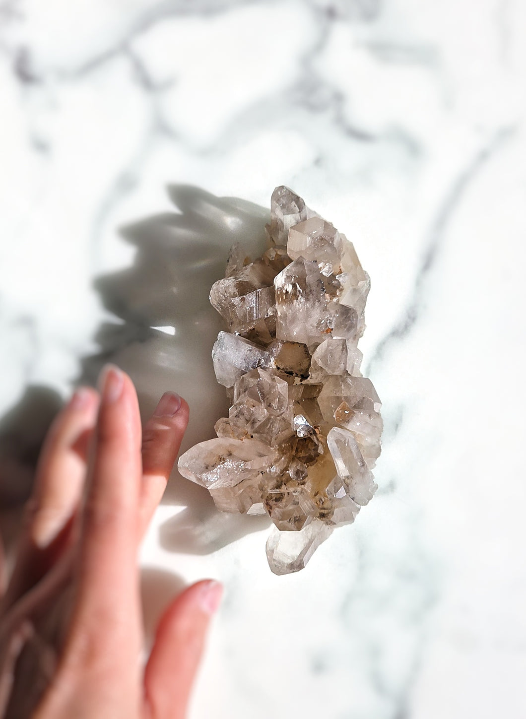 Smoky Himalayan Quartz Cluster - 294g #451