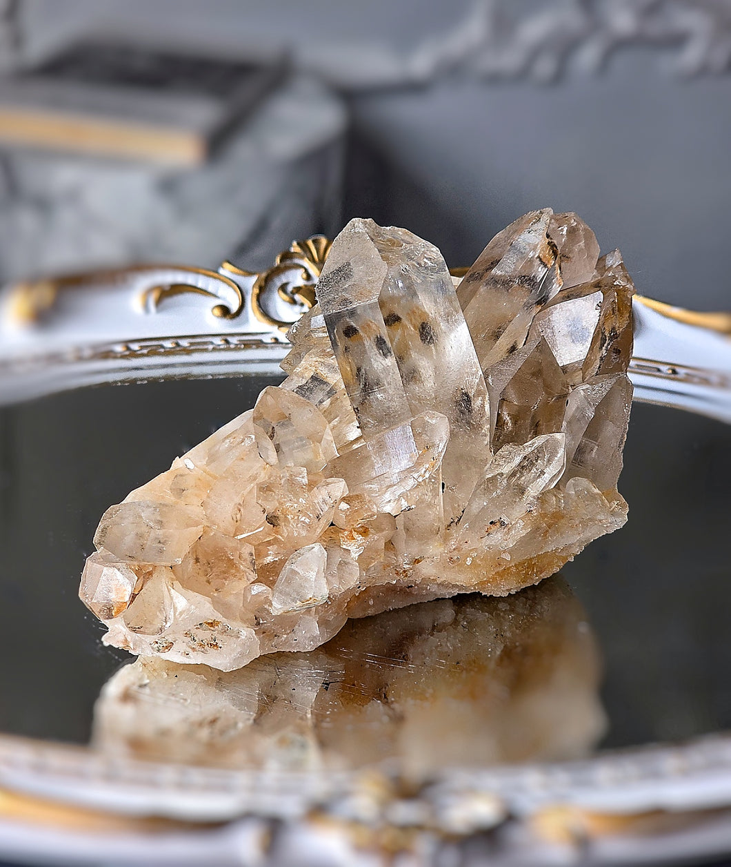 Golden Himalayan Quartz Cluster - 553g #459