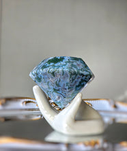 Load image into Gallery viewer, Moss Agate Diamond Shaped - 188g #283
