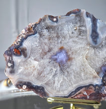 Load image into Gallery viewer, Blue Flower Agate Slab - 390g #107
