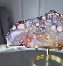 Load image into Gallery viewer, Blue Flower Agate Slab - 382g #90
