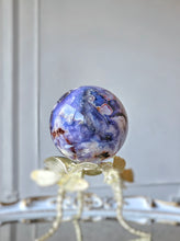 Load image into Gallery viewer, Blue Flower Agate Sphere - 658g #120
