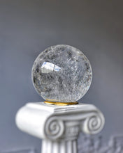 Load image into Gallery viewer, Clear Quartz Sphere x Green Chlorite Inclusion - 175g #141
