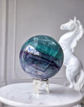 이미지를 갤러리 뷰어에 로드 , Large Rainbow Fluorite Sphere - 3.5kg #307
