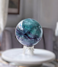 이미지를 갤러리 뷰어에 로드 , Large Rainbow Fluorite Sphere - 3.5kg #307
