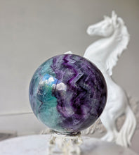 이미지를 갤러리 뷰어에 로드 , Large Rainbow Fluorite Sphere - 2.77kg #308
