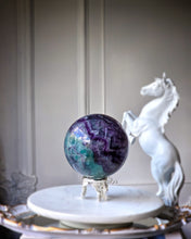 이미지를 갤러리 뷰어에 로드 , Large Rainbow Fluorite Sphere - 2.77kg #308
