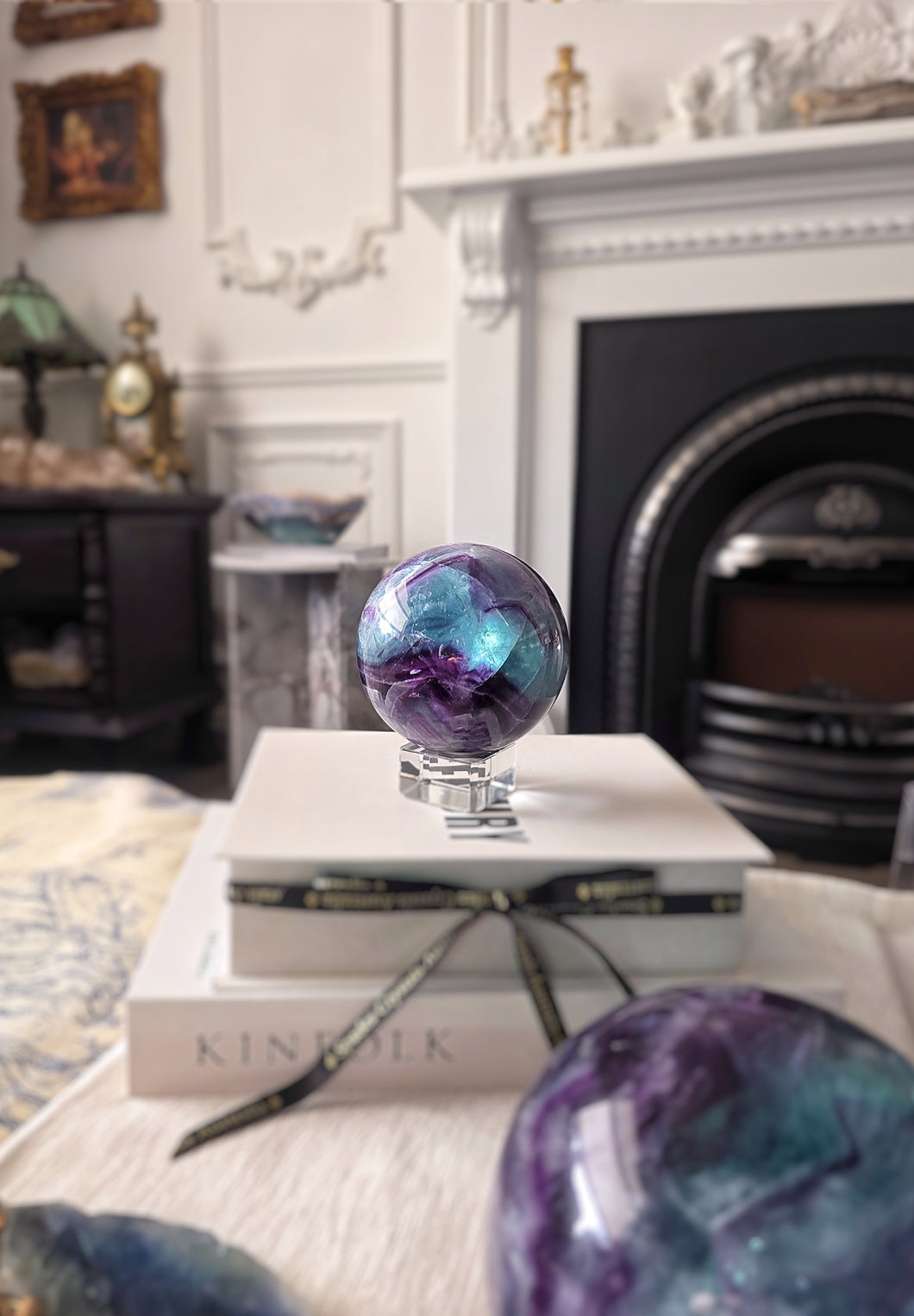 Rainbow Fluorite Sphere - 1.21kg #309
