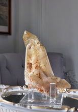 이미지를 갤러리 뷰어에 로드 , Lemurian Citrine Quartz Cluster on Clear Stand - 1.56kg #134
