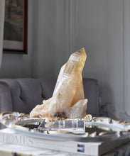 이미지를 갤러리 뷰어에 로드 , Lemurian Citrine Quartz Cluster on Clear Stand - 1.56kg #134
