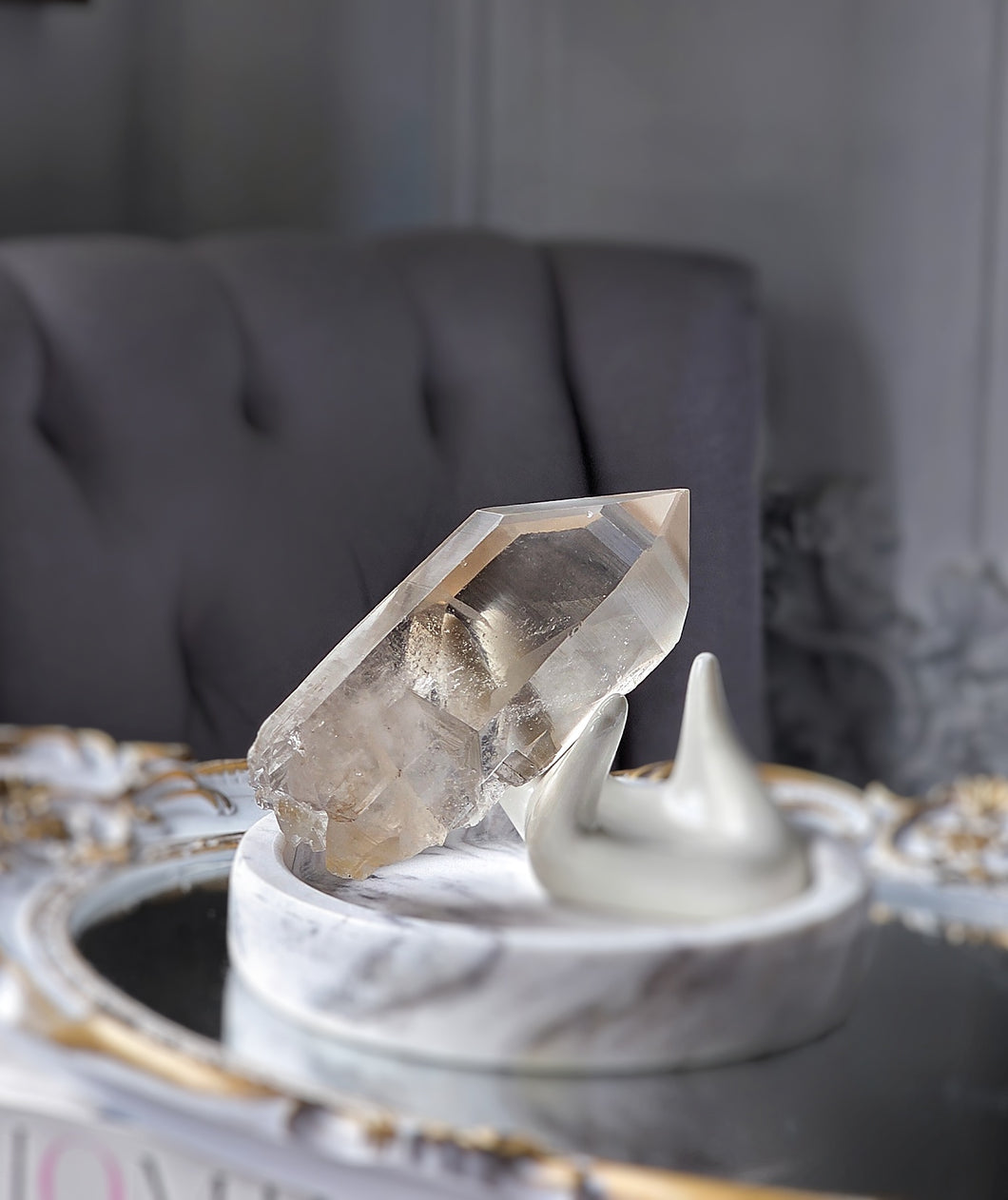 Smoky Lemurian Seed Quartz - 230g #349