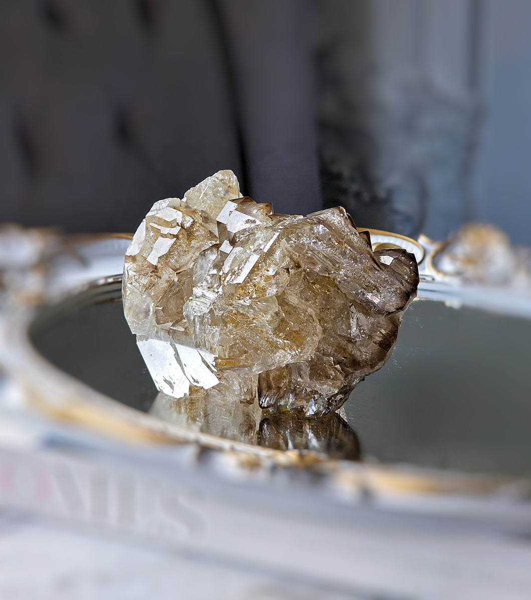 Elestial Smoky Skeleton / Skeletal Quartz - 550g #110