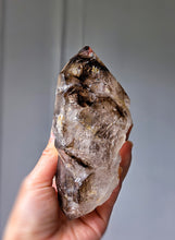 이미지를 갤러리 뷰어에 로드 , Elestial Smoky Skeleton / Skeletal Quartz with Red Rutilated - 593g #327
