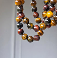 將圖片載入圖庫檢視器 Rainbow Tiger Eye Beacelet - Mixed Colors - 8.5mm
