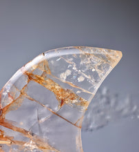 Load image into Gallery viewer, Golden Healer Moon on Gold Stand - 291g #100
