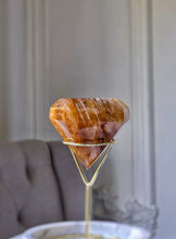 將圖片載入圖庫檢視器 Golden Healer Diamond Shaped on Gold Stand #430
