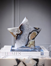 將圖片載入圖庫檢視器 Large Volcano Agate Star Carving / Thick Slab - 1.92kg #128
