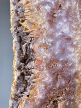 將圖片載入圖庫檢視器 Pink Amethyst Slab on Black Stand - 1.68kg #49
