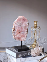 Load image into Gallery viewer, Pink Amethyst on Black Stand - 1.56kg #19
