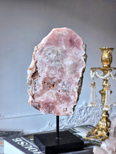 Load image into Gallery viewer, Pink Amethyst on Black Stand - 1.56kg #19

