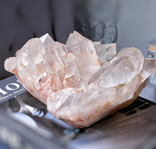Load image into Gallery viewer, Large Peach Himalayan Quartz Cluster - 3.38kg #494
