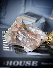 Cargar imagen en el visor de la galería, Double Terminated Himalayan Quartz Cluster x Green Chlorite &amp; Red Hematite Inclusion - 628g #500
