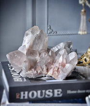 Load image into Gallery viewer, Smoky Pink Himalayan Quartz Cluster - 1.4kg #523
