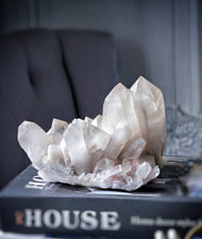 Load image into Gallery viewer, Smoky Pink Himalayan Quartz Cluster - 1.4kg #523

