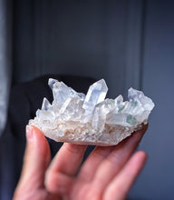 이미지를 갤러리 뷰어에 로드 , Green Phantom Himalayan Quartz Cluster - small 116g #524
